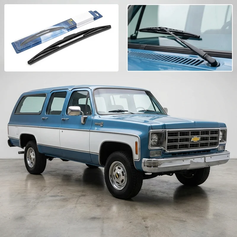 Passenger Side Wiper Blade for Chevrolet K10 Suburban (1967 - 1986) - 1